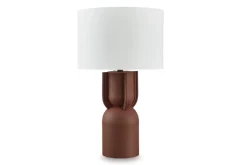 Mor Furniture Rowandale Table Lamp In Brick Red