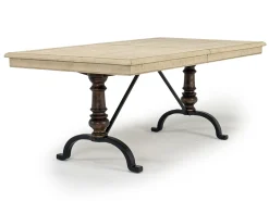 Mor Furniture Roxy Extendable Dining Table In Vintage Taupe