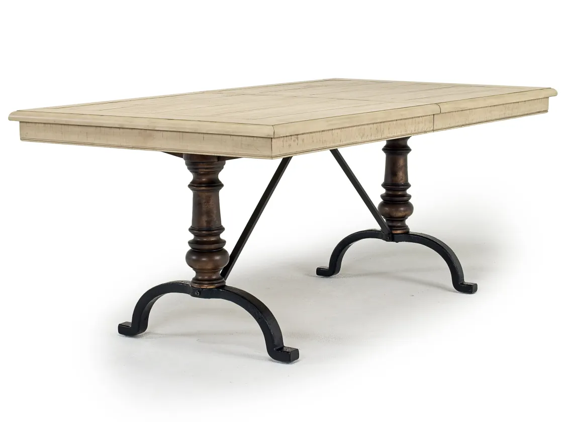 Mor Furniture Roxy Extendable Dining Table In Vintage Taupe