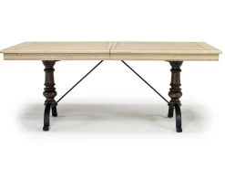 Mor Furniture Roxy Extendable Dining Table In Vintage Taupe