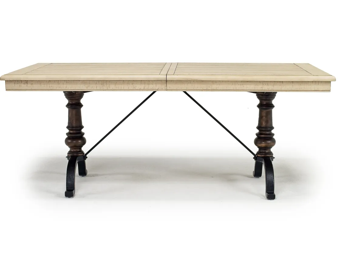 Mor Furniture Roxy Extendable Dining Table In Vintage Taupe