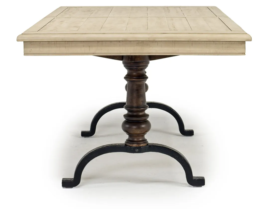 Mor Furniture Roxy Extendable Dining Table In Vintage Taupe