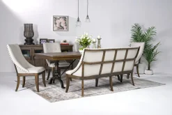Mor Furniture Roxy Extendable Dining Table In Vintage Taupe