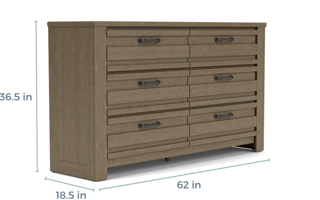 Mor Furniture Ruff Hewn Dresser In