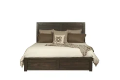 Mor Furniture Ruff Hewn Panel Bed In , Queen