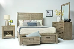 Mor Furniture Ruff Hewn Panel Bed In , Queen