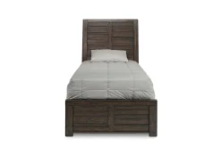 Mor Furniture Ruff Hewn Panel Bed In , Queen