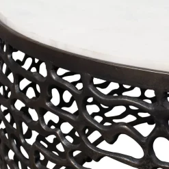 Mor Furniture Sabena Outdoor Round Coffee Table In Black