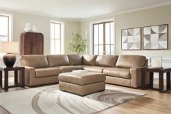 Mor Furniture Sahara 5 Piece Sectional In Sahara Leather