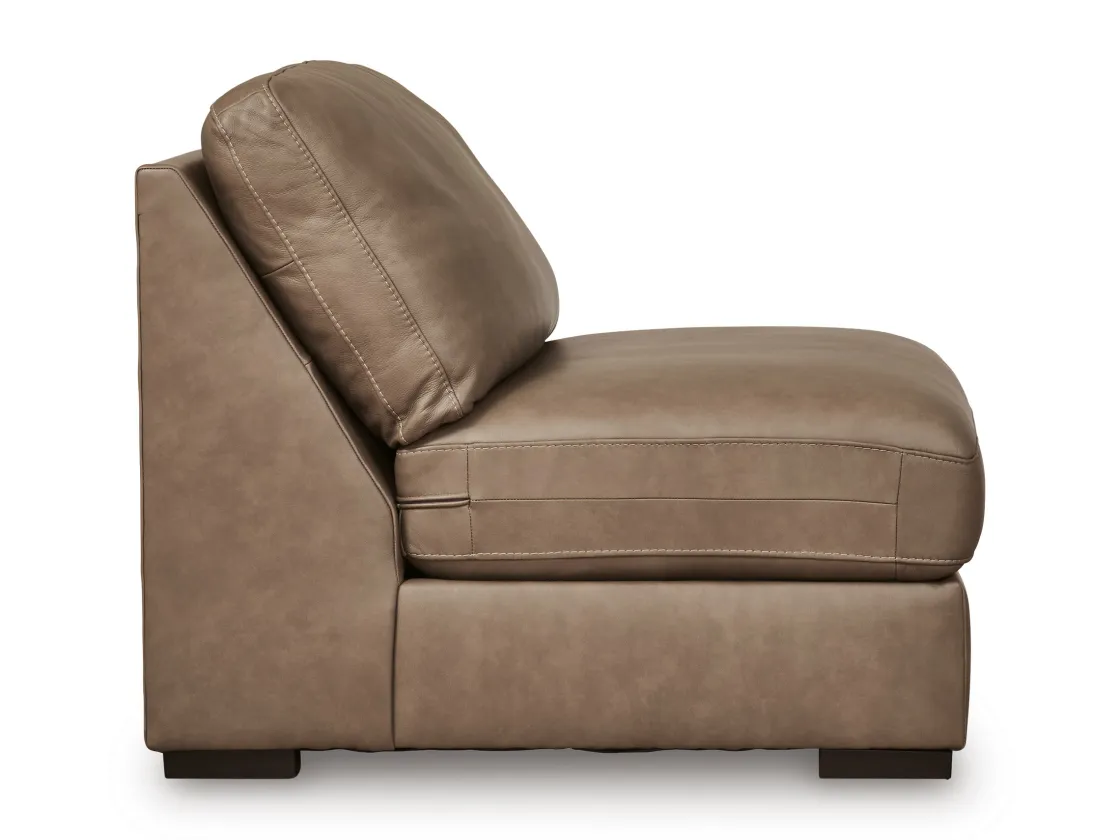 Mor Furniture Sahara Armless Chair In Sahara Leather