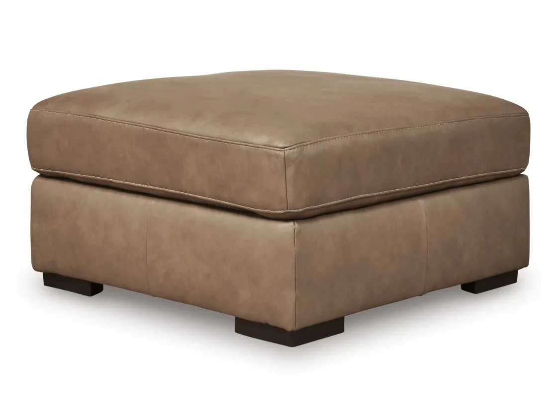 Mor Furniture Sahara Oversized Ottoman In Sahara Leather