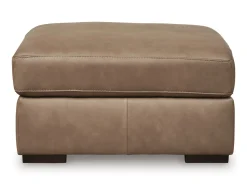 Mor Furniture Sahara Oversized Ottoman In Sahara Leather