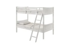 Kids Mor Furniture Sami Bunk Bed W/ Ladder In Espresso, Twin/ Twin
