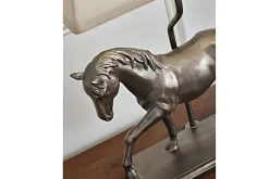 Mor Furniture Sandorman Horse Lamp In Antique Bronze