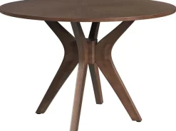 Mor Furniture Santa Barbara Round Dining Table In Walnut