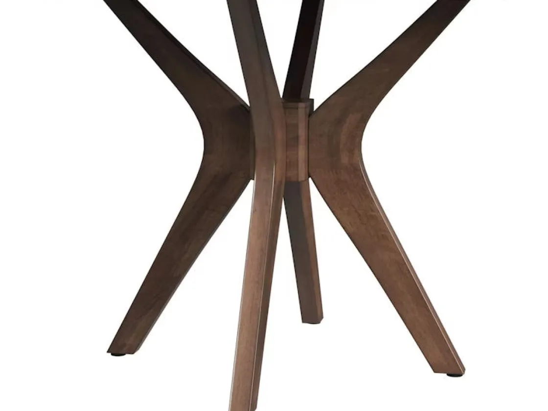 Mor Furniture Santa Barbara Round Dining Table In Walnut