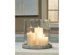 Mor Furniture Saskia Xl Candleholders In Beige