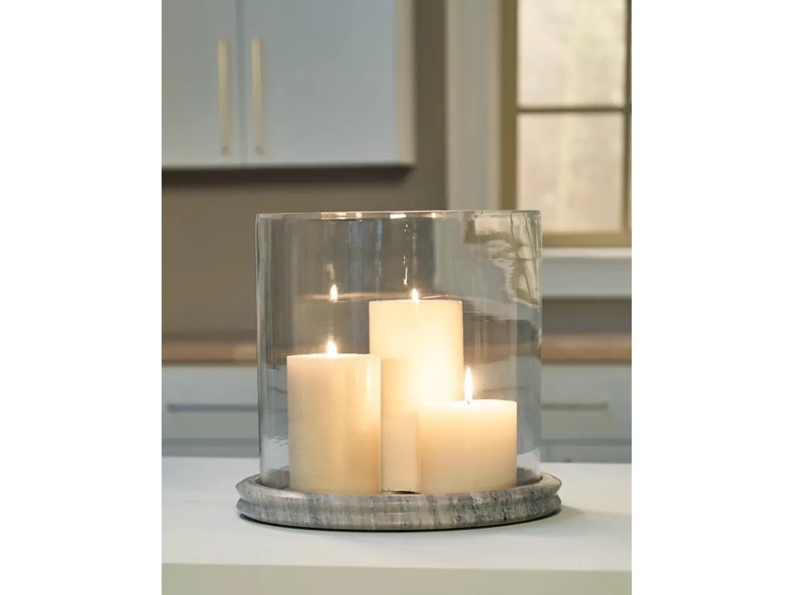 Mor Furniture Saskia Xl Candleholders In Beige