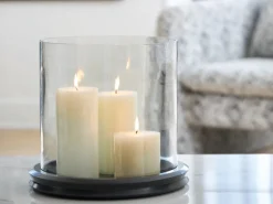 Mor Furniture Saskia Xl Candleholders In Beige