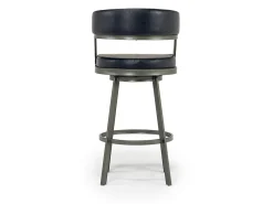 Mor Furniture Saturn Bar Height Swivel Stool In Mineral & Black