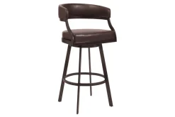 Mor Furniture Saturn Counter Height Swivel Stool In Ford Brown