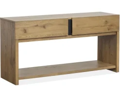 Mor Furniture Sawyer Rectangle Sofa Table In Rustic Caramel