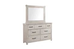 Mor Furniture Scott Storage Bed, Dresser, Mirror & Nightstand In Walnut, Queen