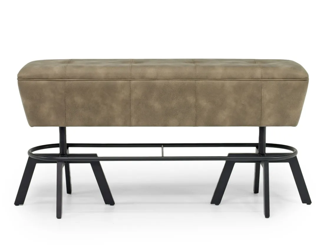 Mor Furniture Sequoia Bar Height Dining Table, 4 Stool & Bench In Espresso