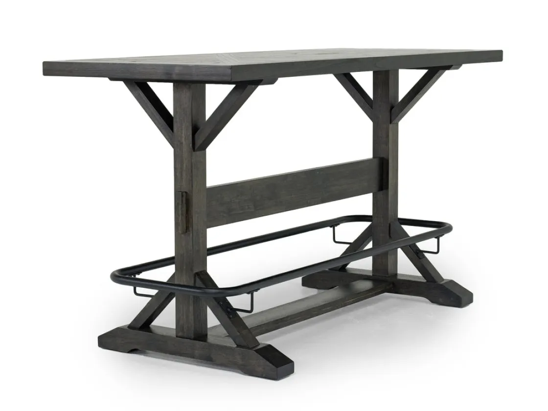 Mor Furniture Sequoia Bar Height Dining Table & 4 Stools In Espresso