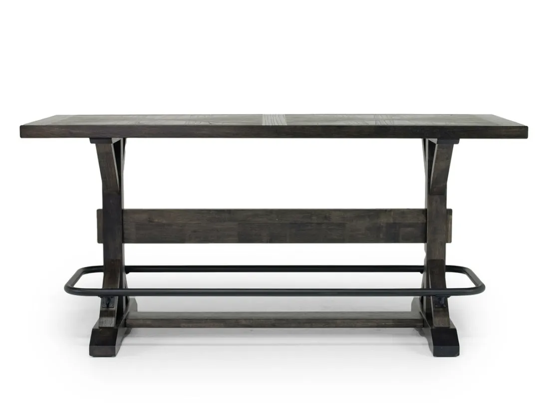 Mor Furniture Sequoia Counter Height Dining Table & 6 Stools In Espresso