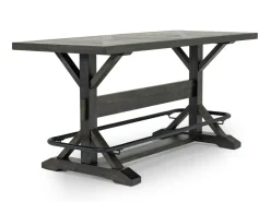 Mor Furniture Sequoia Counter Height Dining Table, 4 Stools & Bench In Espresso