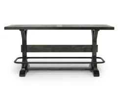 Mor Furniture Sequoia Counter Height Dining Table, 4 Stools & Bench In Espresso