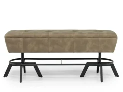Mor Furniture Sequoia Counter Height Dining Table, 4 Stools & Bench In Espresso