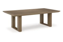 Mor Furniture Serene Bay Outdoor Coffee Table In Dark Brown