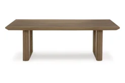Mor Furniture Serene Bay Outdoor Coffee Table In Dark Brown