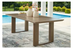 Mor Furniture Serene Bay Outdoor Dining Table In Dark Brown