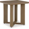Mor Furniture Serene Bay Outdoor End Table In Dark Brown