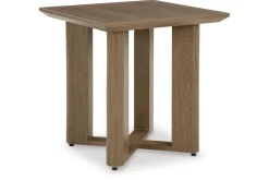 Mor Furniture Serene Bay Outdoor End Table In Dark Brown
