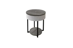 Mor Furniture Sethlen Accent Table In Black/Gray