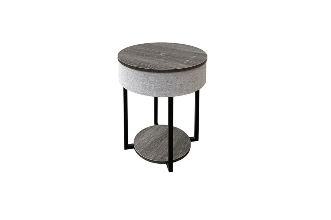 Mor Furniture Sethlen Accent Table In Black/Gray