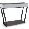 Mor Furniture Sethlen Sofa Table In Gray/Black