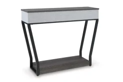 Mor Furniture Sethlen Sofa Table In Gray/Black