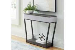Mor Furniture Sethlen Sofa Table In Gray/Black