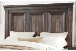 Mor Furniture Sevilla Panel Bed In Walnut, Queen