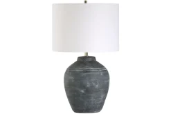 Mor Furniture Shadowave Table Lamp In Black