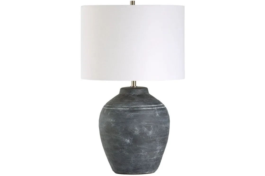 Mor Furniture Shadowave Table Lamp In Black