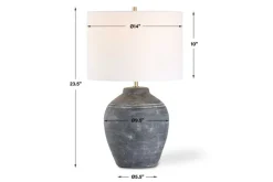 Mor Furniture Shadowave Table Lamp In Black