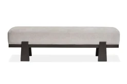 Mor Furniture Shelby Dining Bench In Coffee Bean