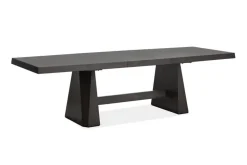 Mor Furniture Shelby Dining Table & 4 Wood Back Chairs In Coffee Bean