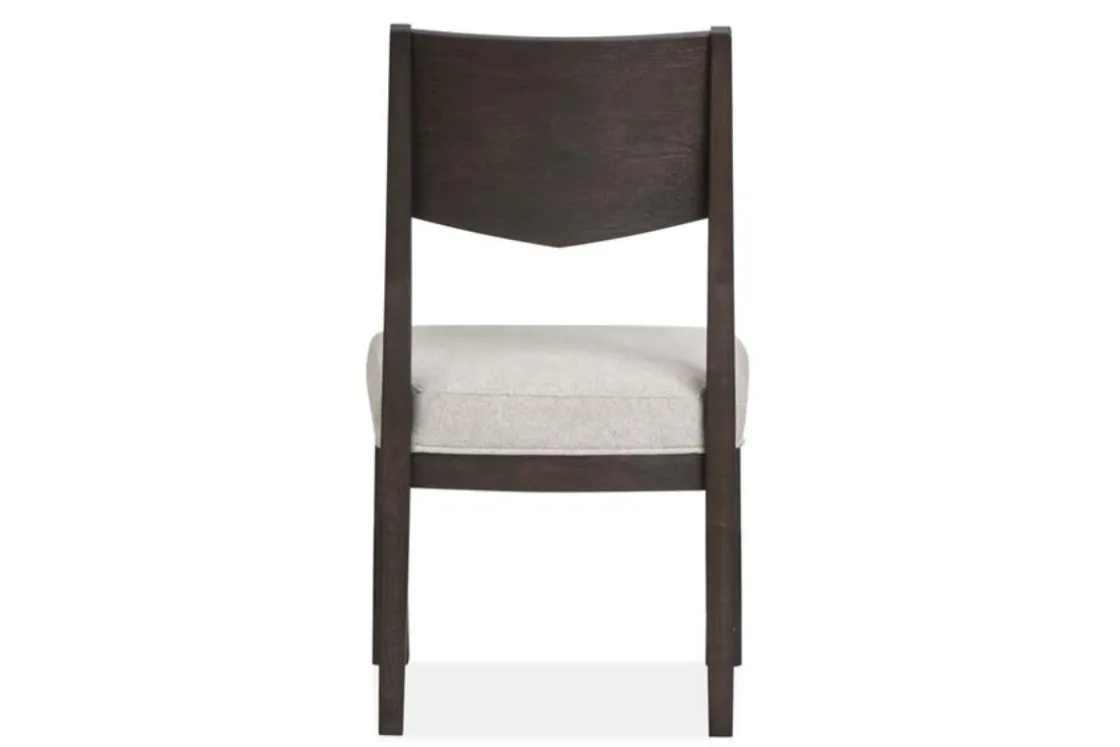 Mor Furniture Shelby Dining Table & 4 Wood Back Chairs In Coffee Bean